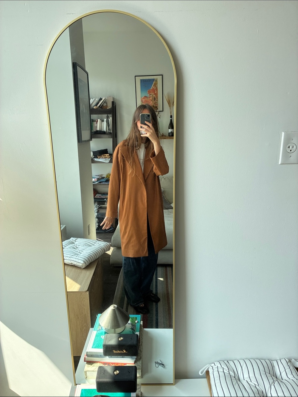 ba&sh Camel Light Coat